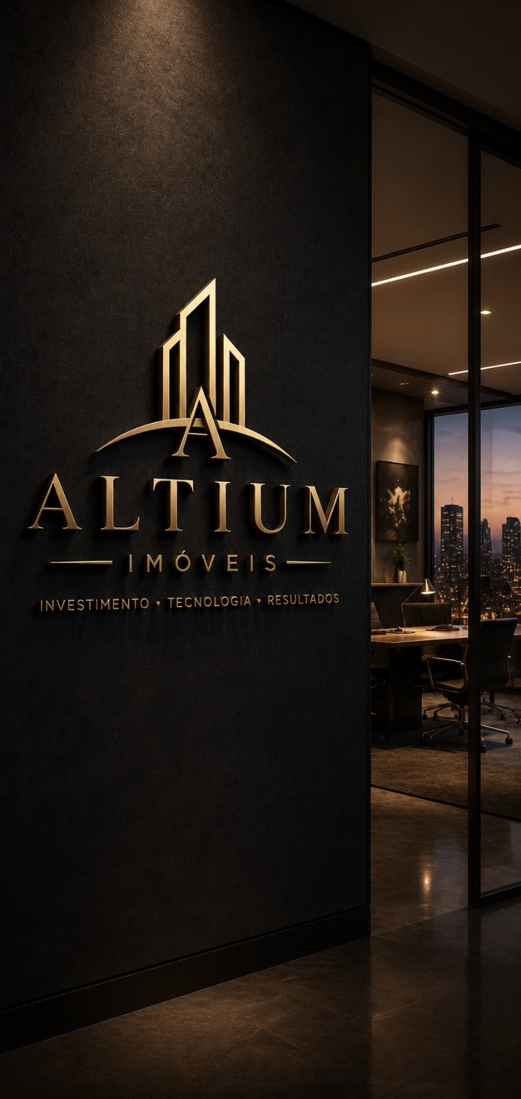 Identidade ALTIUM aplicada em ambiente corporativo